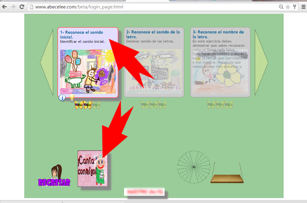 Screenshot of Instructional Activities Instructional